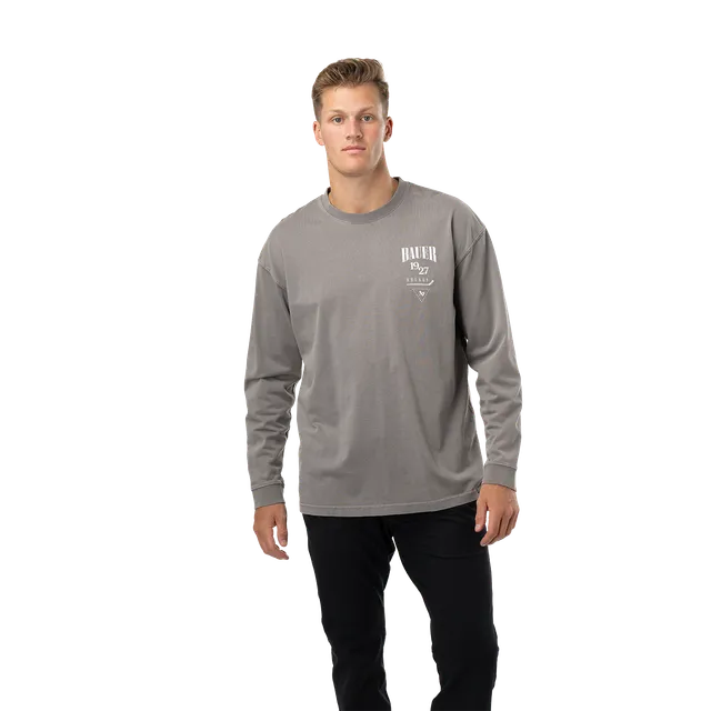 bauer-stacked-acidwash-maglia-manica-lunga-senior-cotone image 1