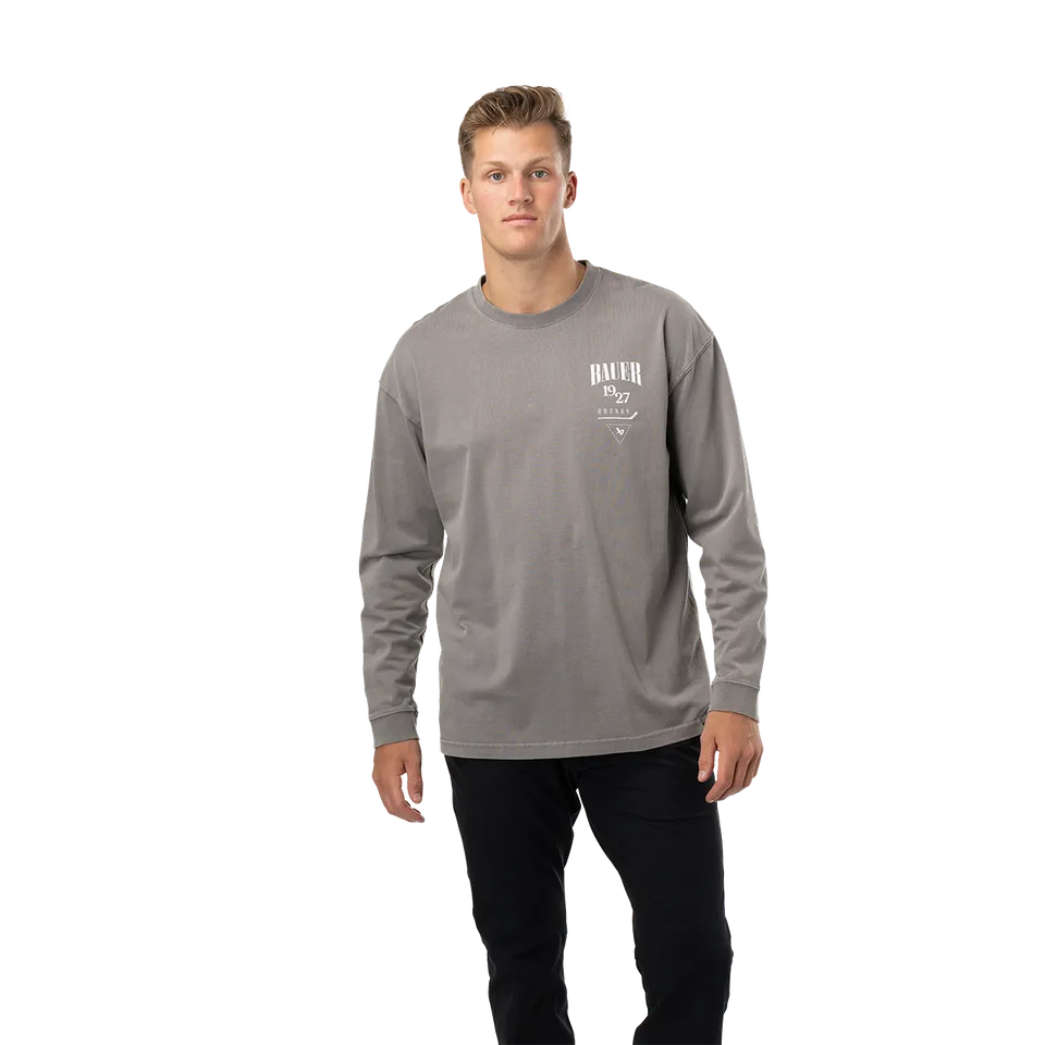 bauer-stacked-acidwash-maglia-manica-lunga-senior-cotone image 1
