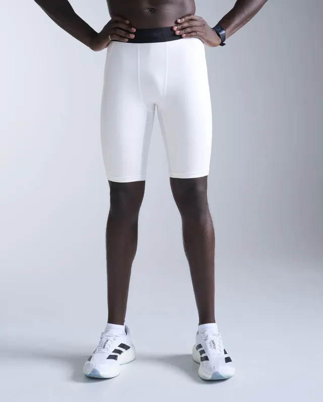2xu-base-layer-compression-shorts-pantaloncini-compressione-bianchi image 1