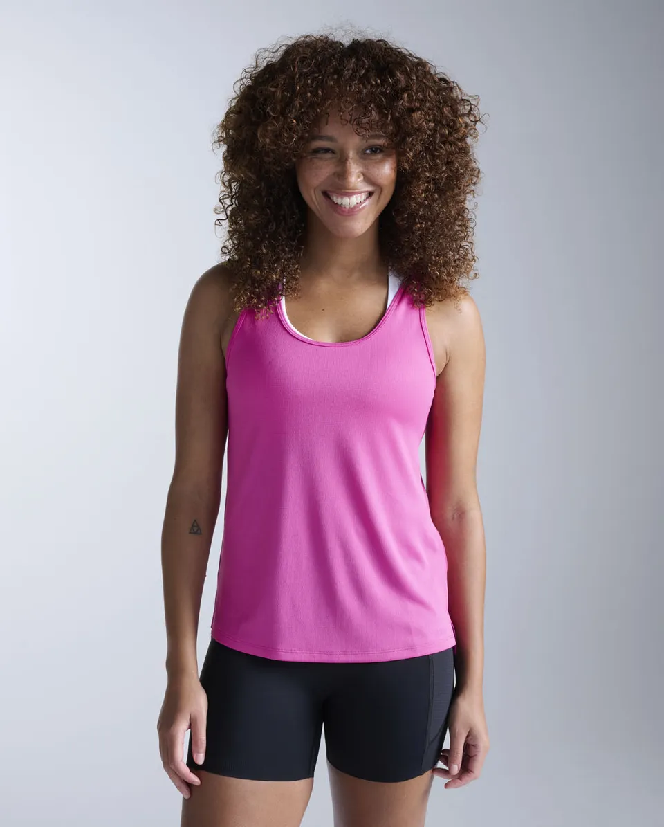 2xu-aero-singlet-canotta-running-donna-rosa-viola image 1