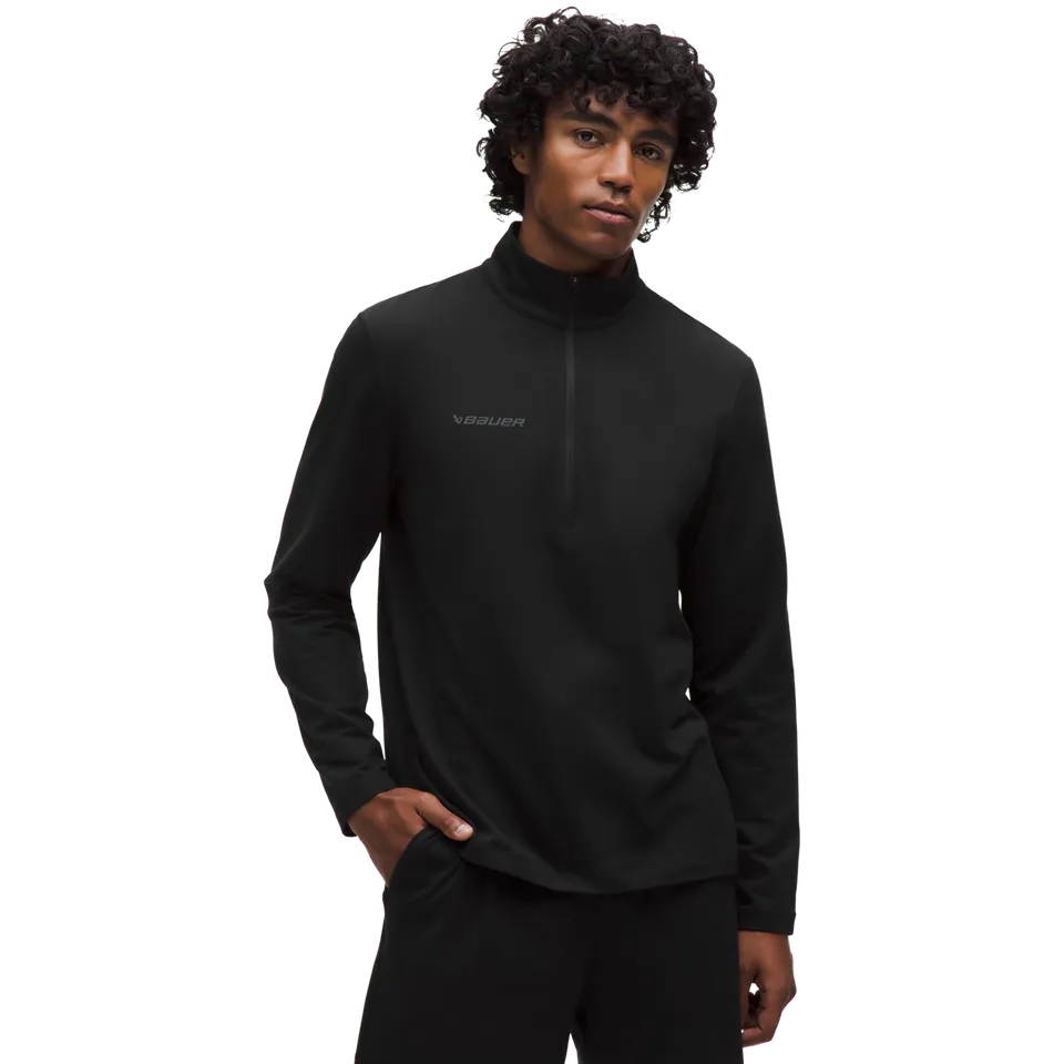 bauer-x-lululemon-soft-jersey-1-2-zip-uomo-felpa-mezza-zip image 1