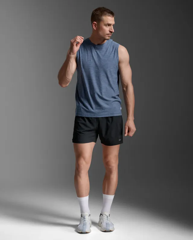 2xu-signature-tank-uomo-canotta-soft-jersey-blu image 1