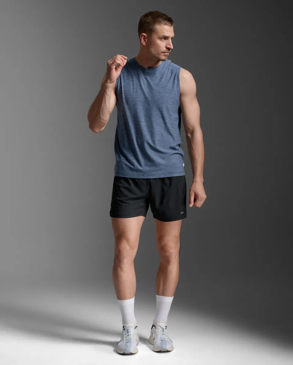 2xu-signature-tank-uomo-canotta-soft-jersey-blu image 1