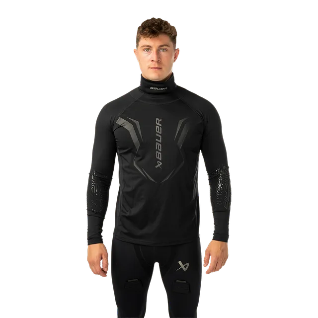 bauer-bodyguard-protective-baselayer-senior-sottostrato-protettivo-con-collo-kev image 1