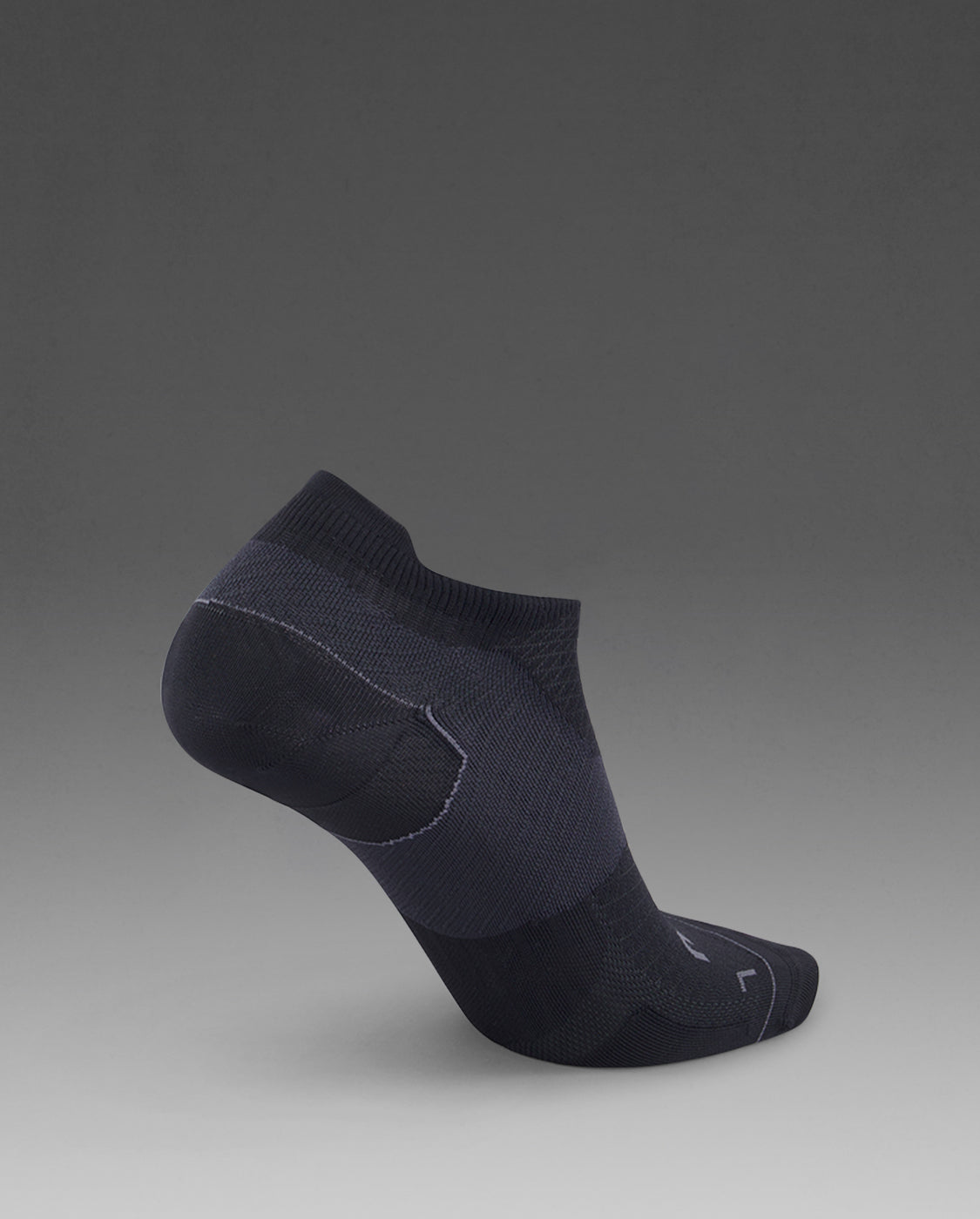 2xu-vectr-ultralight-no-show-calze-compressione-running-nero image 2