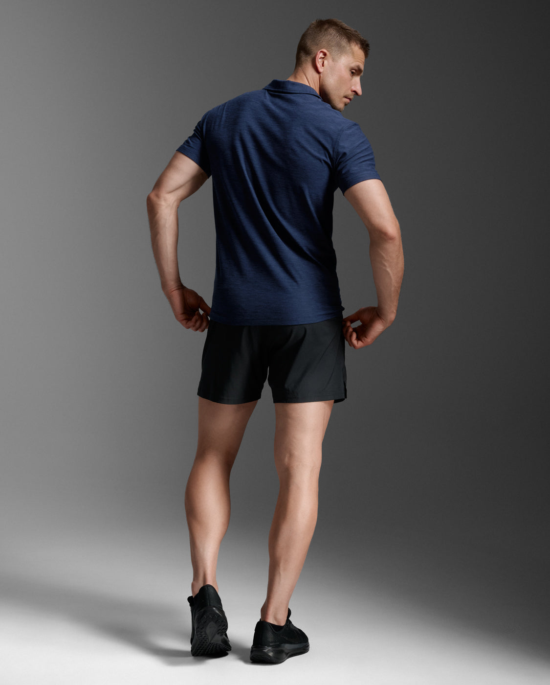 2xu-signature-polo-polo-training-uomo-blu-navy image 3