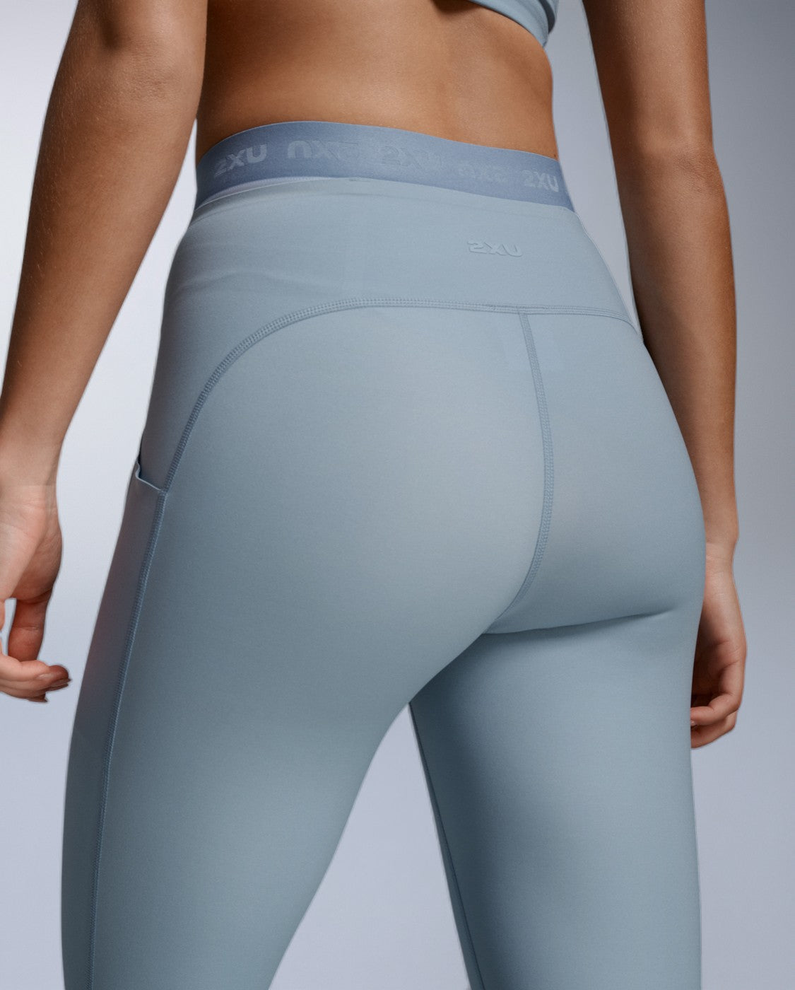 2xu-form-stash-hi-rise-compression-tights-leggings-blu-compressione-leggera image 3