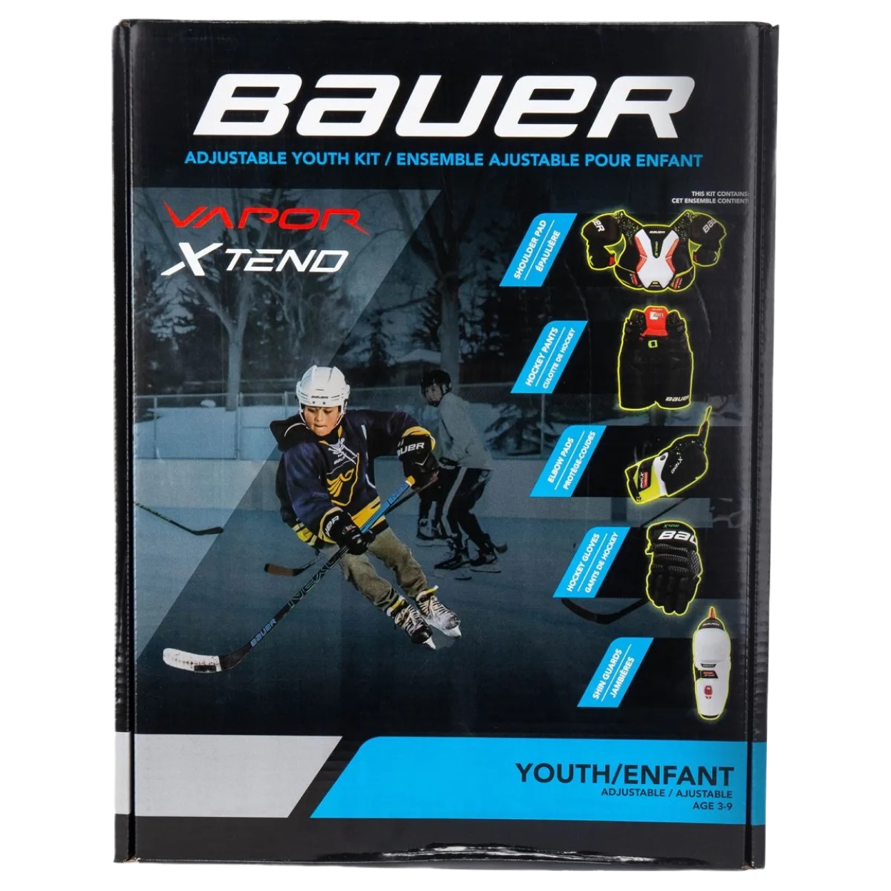 bauer-vapor-x-tend-kit-protettivo-hockey-bambino image 2
