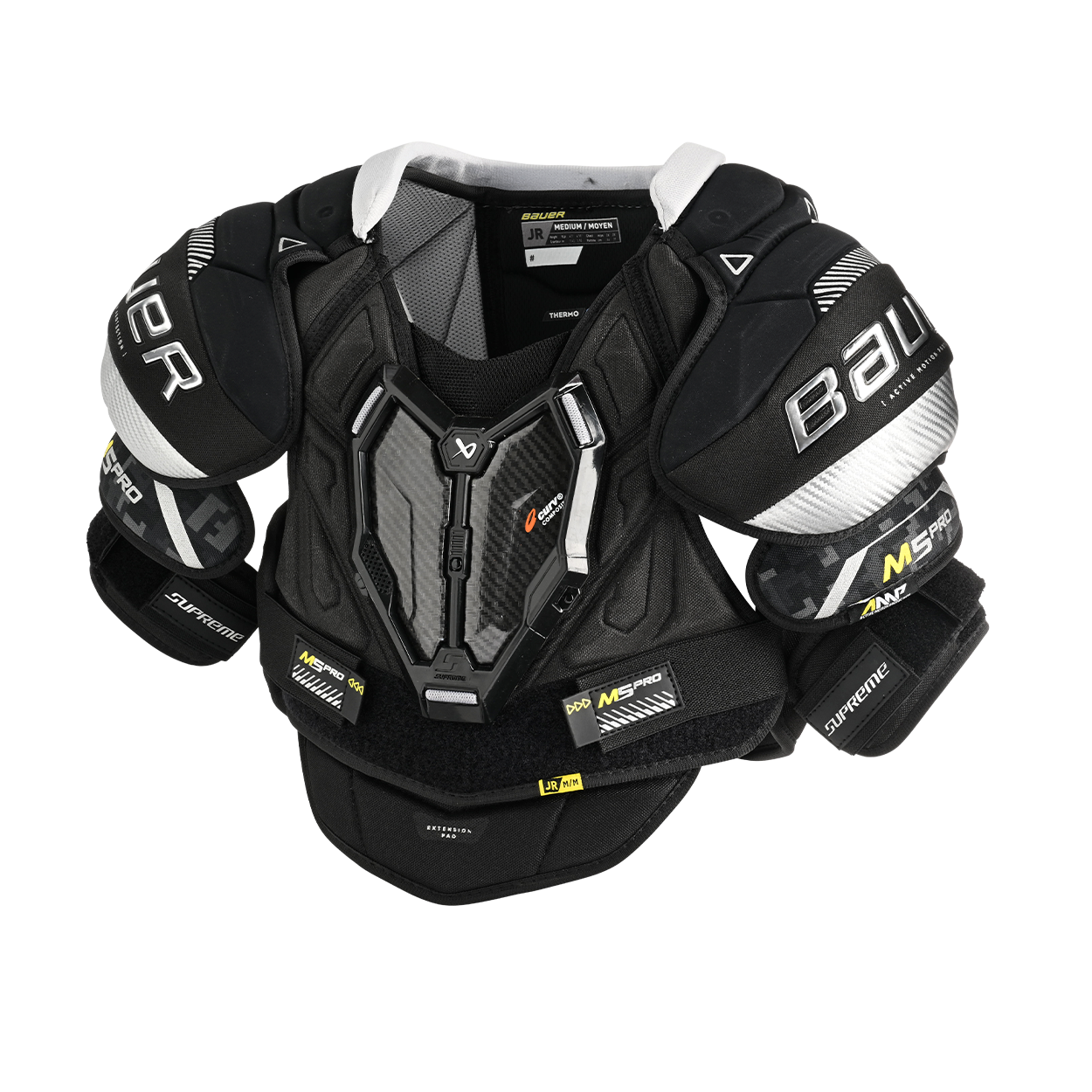 bauer-supreme-m5-pro-paraspalle-hockey-ghiaccio-junior image 1