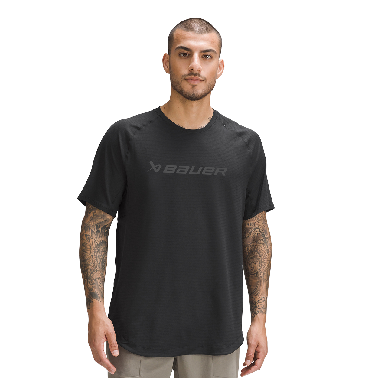 bauer-x-lululemon-license-to-train-t-shirt-a-maniche-corte-uomo image 7