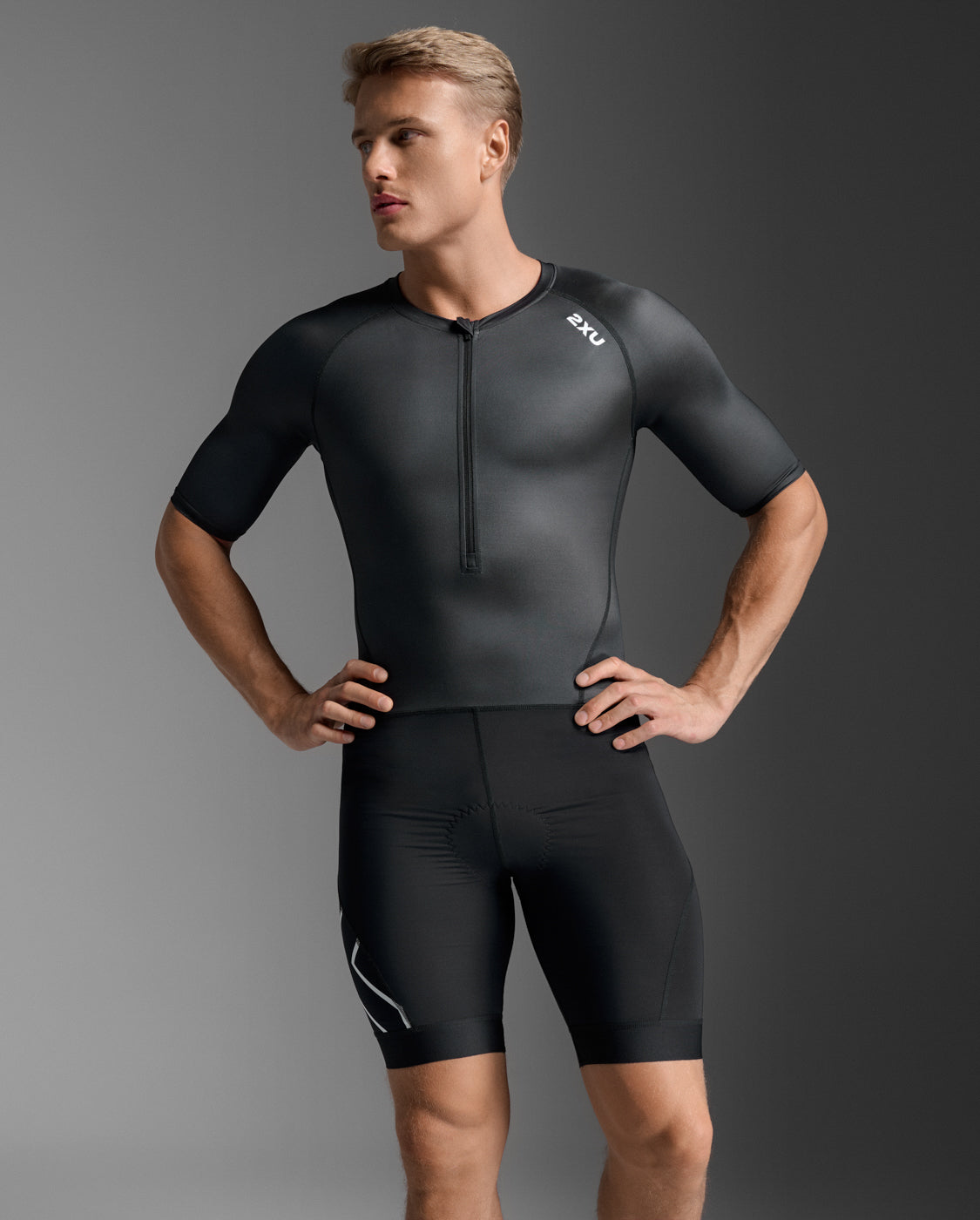 2xu-core-sleeved-trisuit-tuta-triathlon-con-maniche image 2