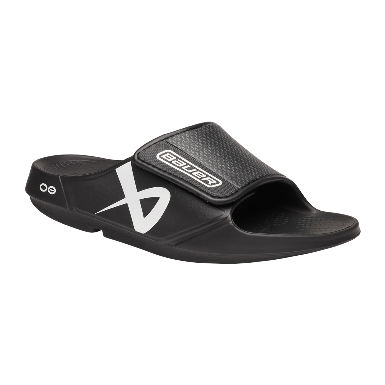 bauer-x-oofos-sport-flex-slide-junior-nero-ciabatta-recupero-s25 image 3
