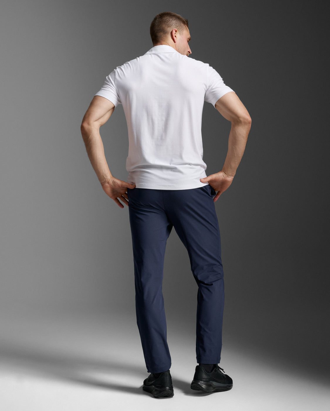 2xu-signature-hybrid-pants-pantaloni-stretch-blu-navy image 8