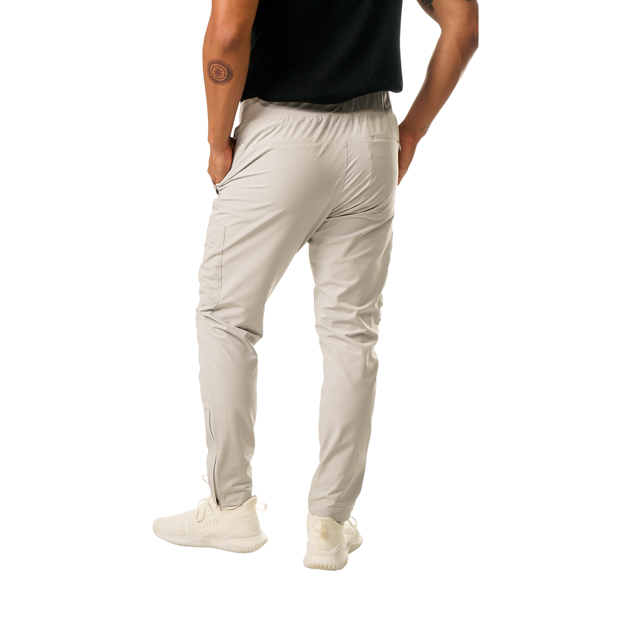 bauer-cross-coast-pantalone-viaggio-grigio-quiet-grey-uomo image 2
