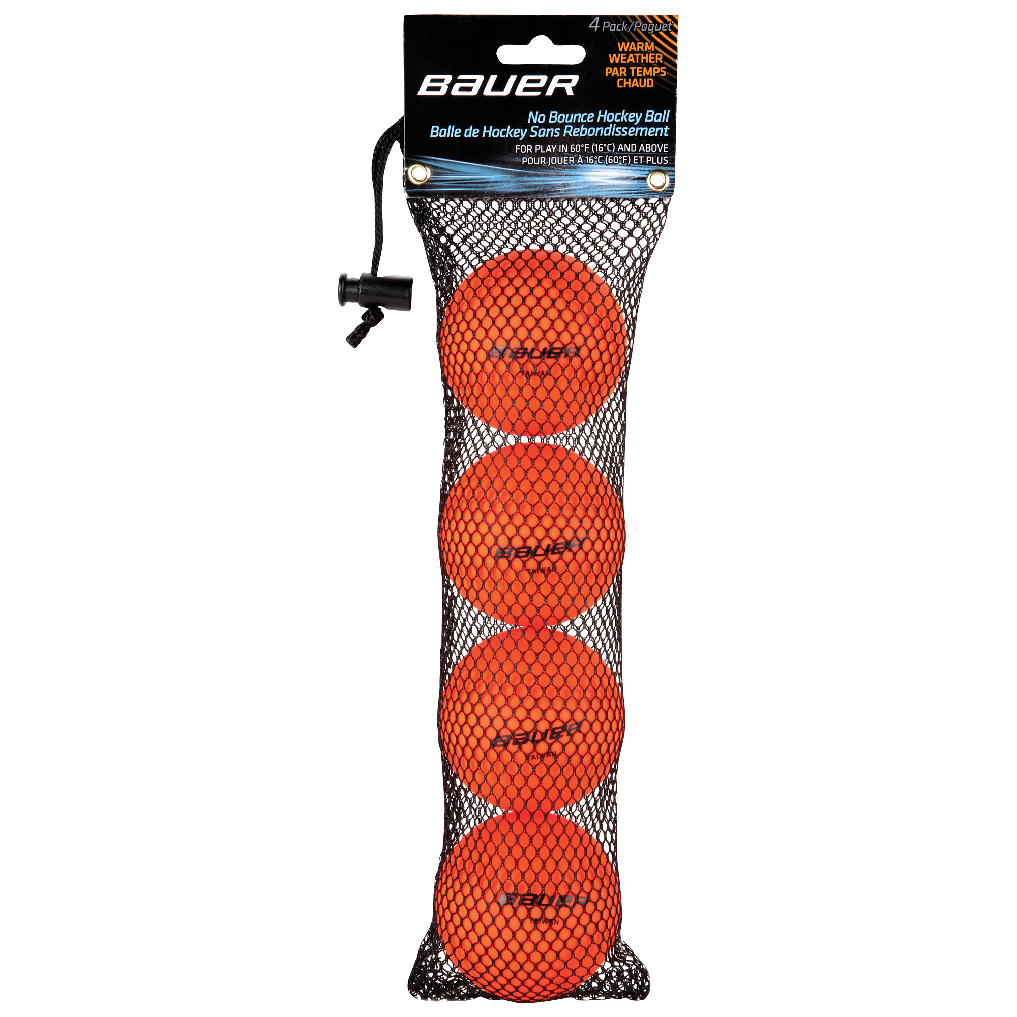 bauer-no-bounce-palline-hockey-clima-caldo image 1