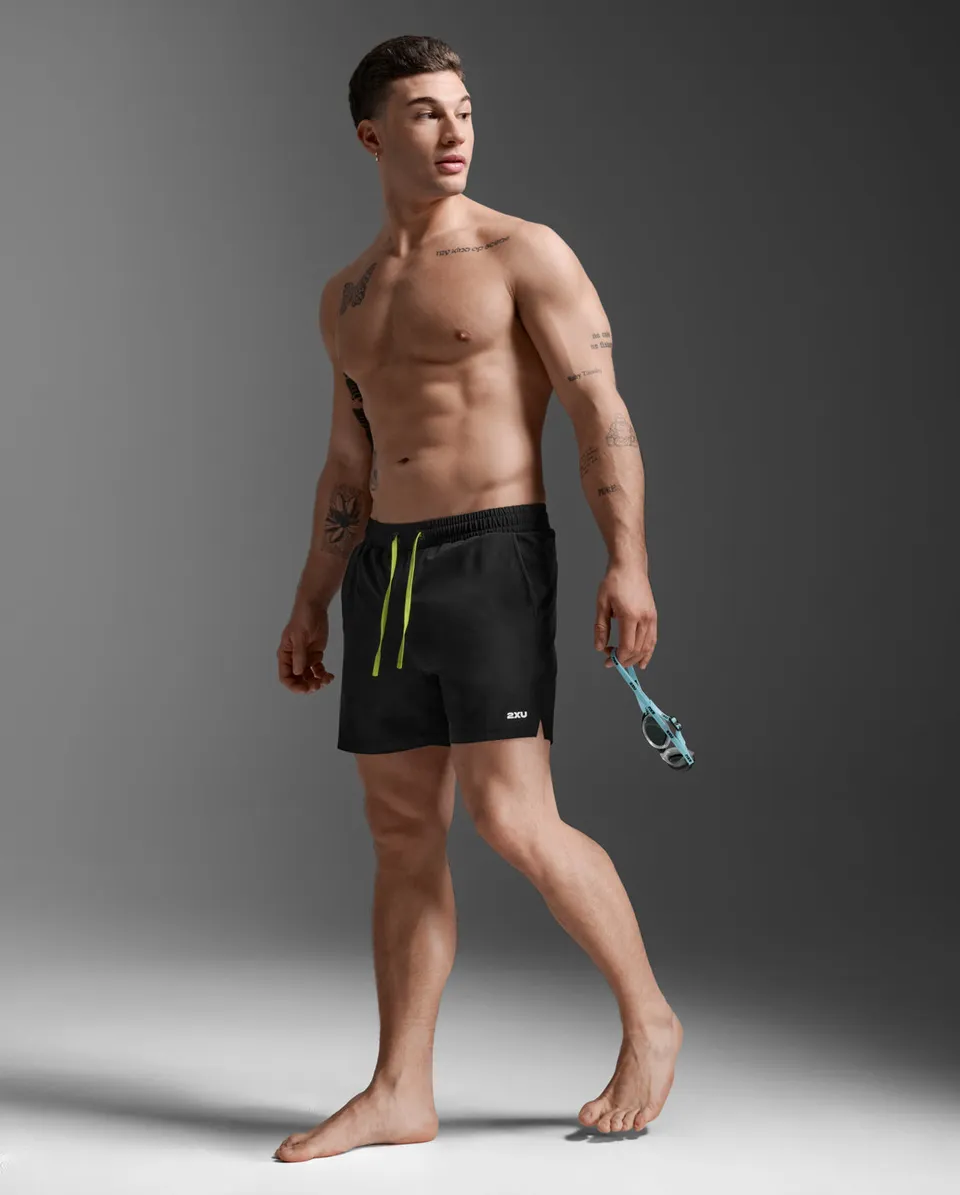 2xu-aero-hybrid-swim-shorts-running-nuoto-nero image 1