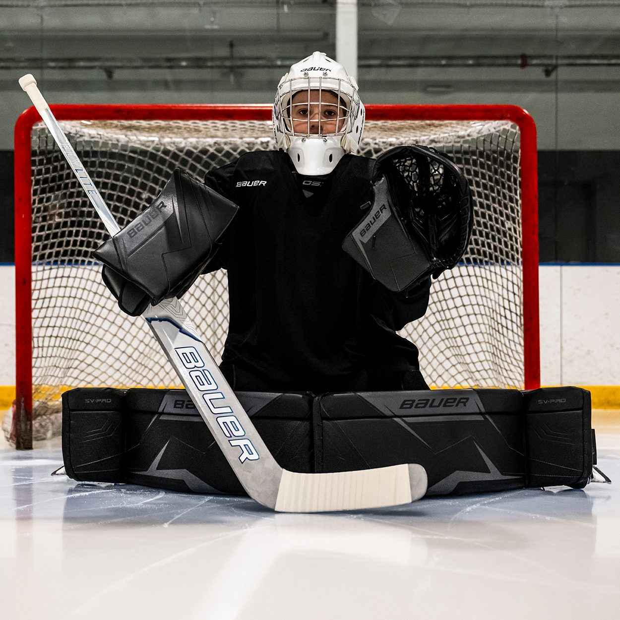 bauer-sv-pro-junior-gambali-portiere-s25-hockey-ghiaccio image 7