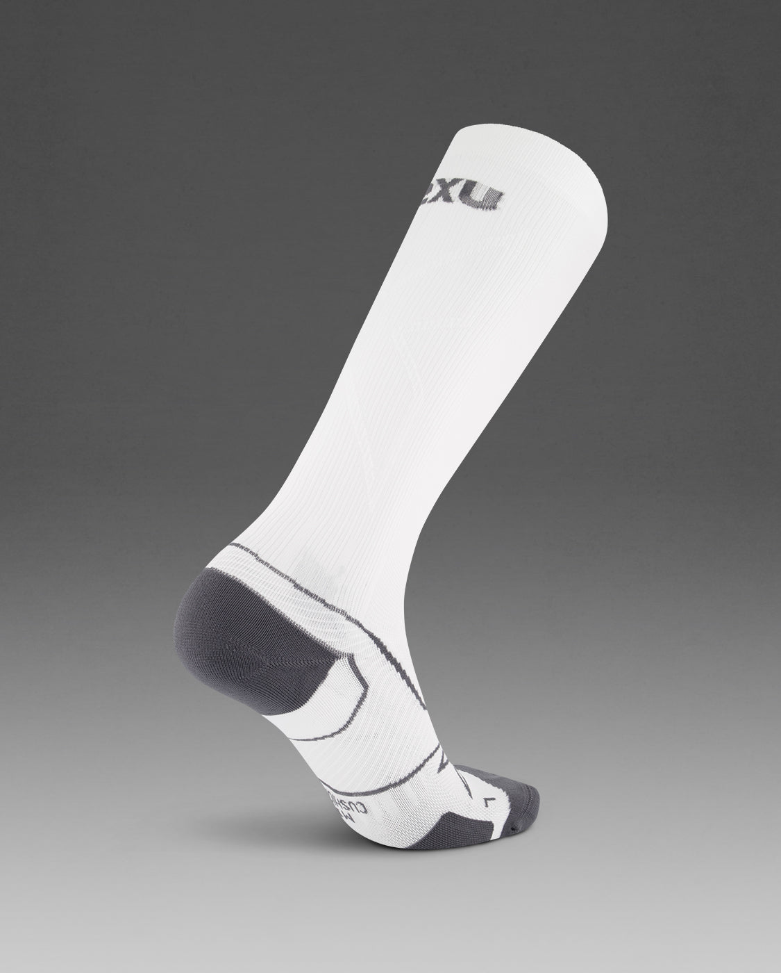 2xu-vectr-cushion-full-length-calze-a-compressione-running-bianco image 3