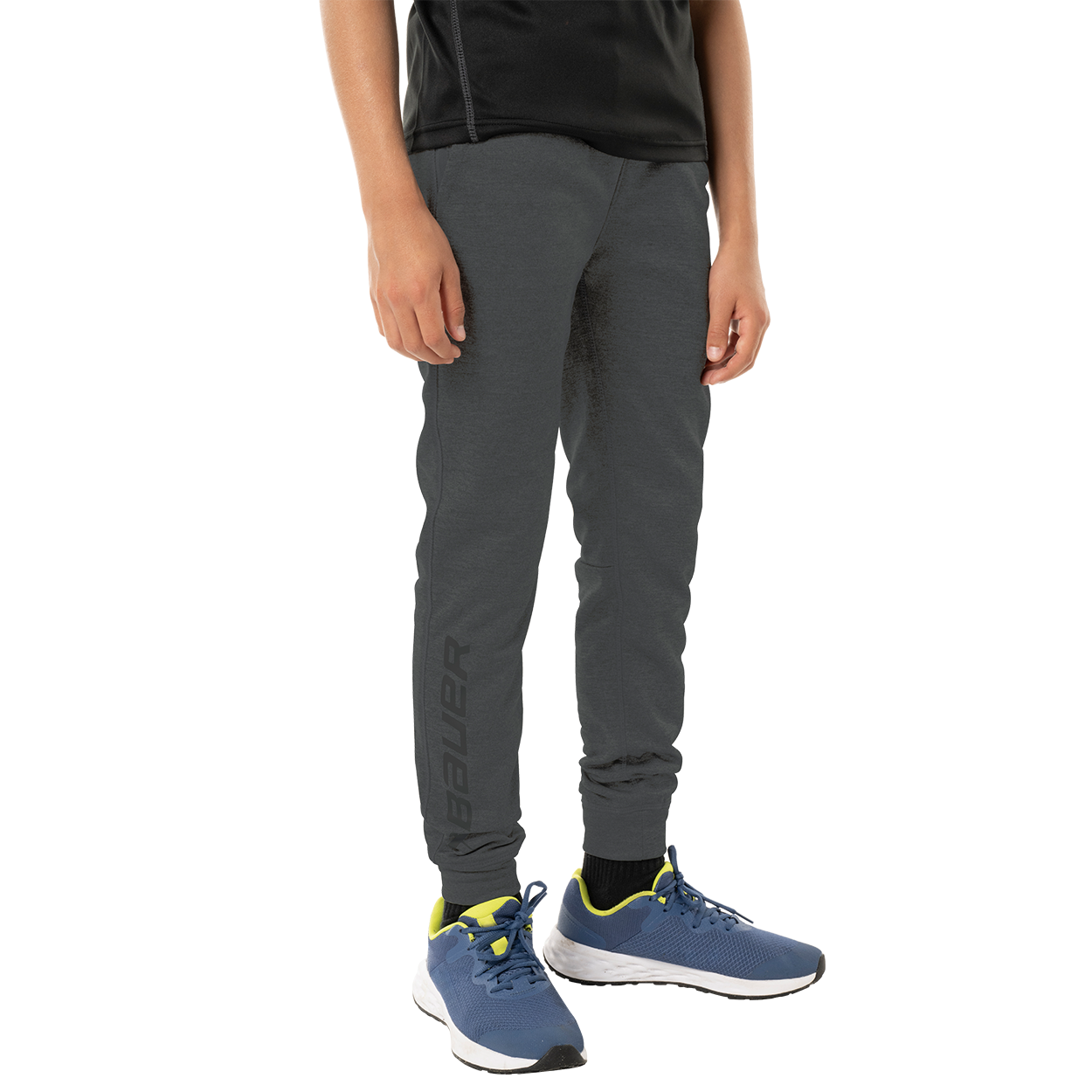bauer-team-fleece-jogger-youth-pantaloni-tuta-hockey-ragazzo image 1