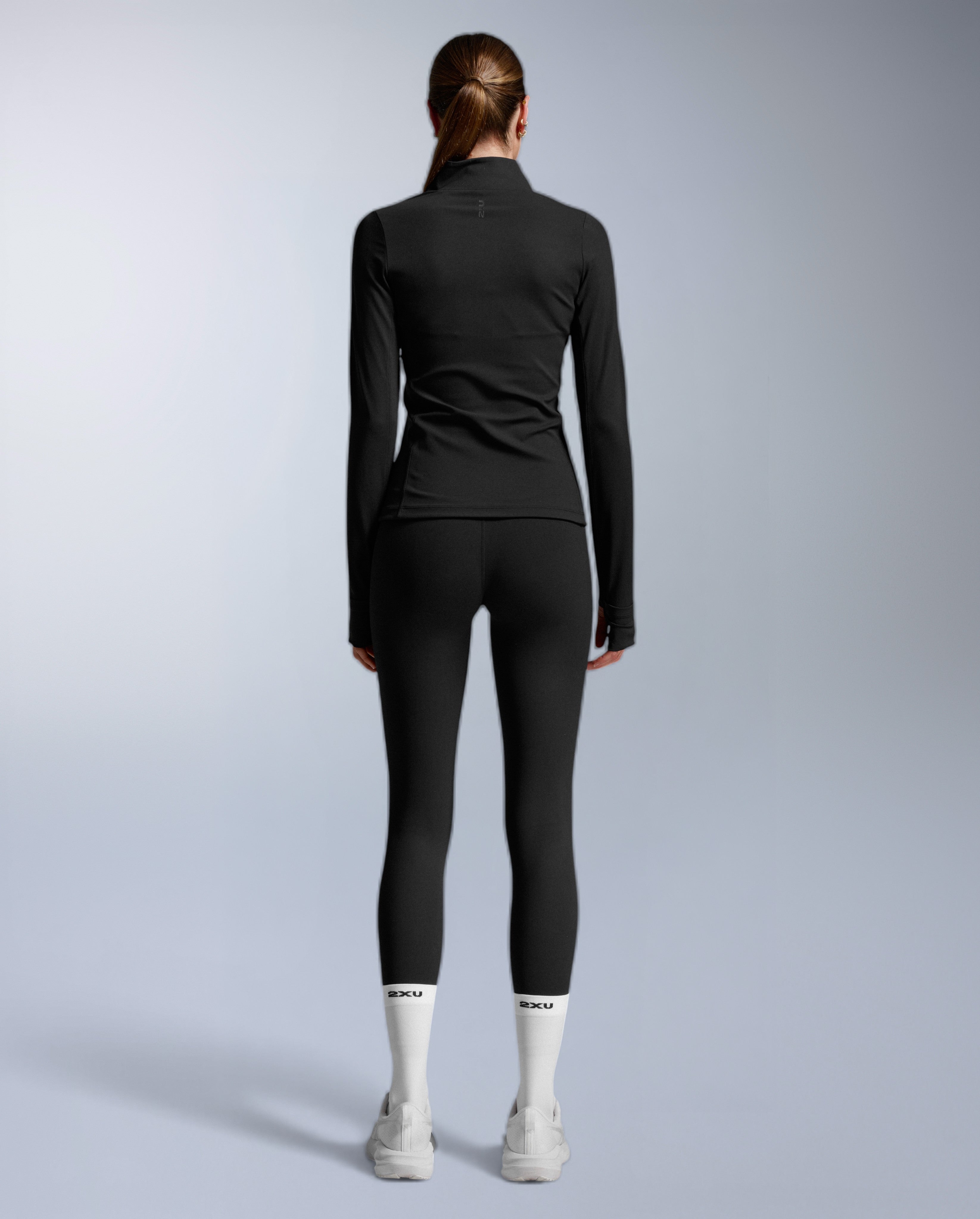 2xu-fluid-full-zip-jacket-nero-giacca-running-allenamento image 4