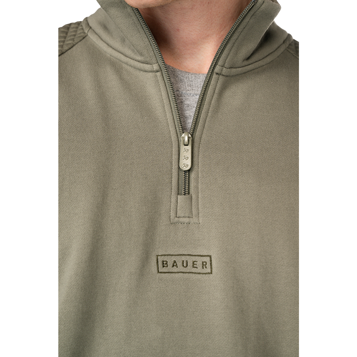 bauer-fireside-quilted-mezza-zip-senior-felpa-cotone image 3