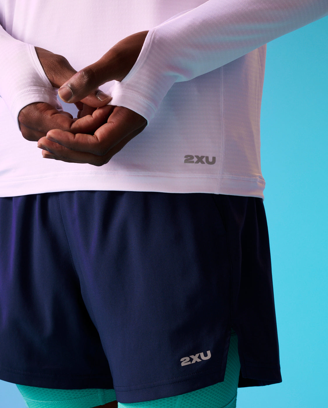 2xu-ignition-grid-maglia-termica-base-layer-bianco image 4