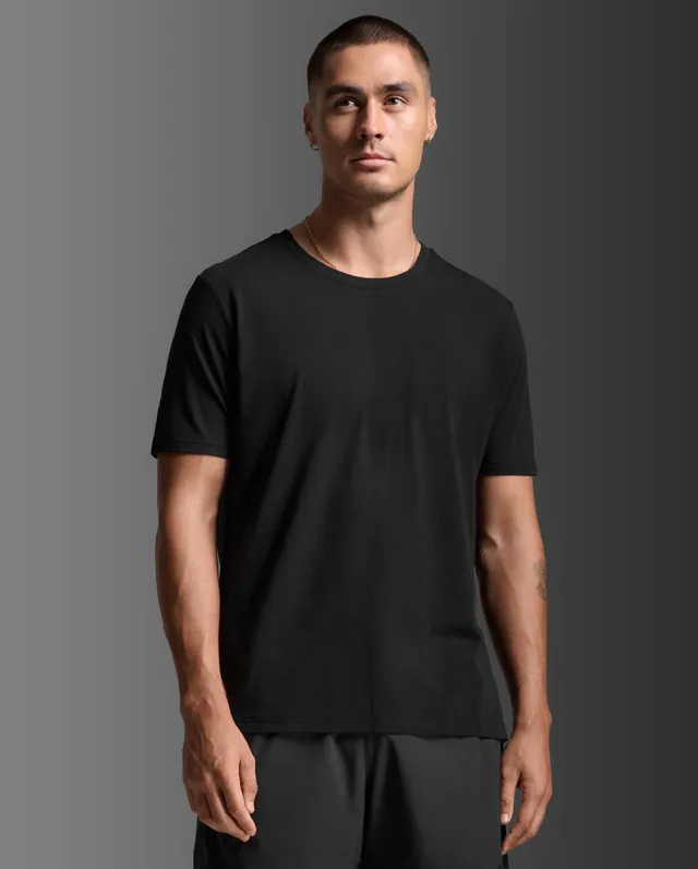 2xu-motion-cotton-flex-tee-maglia-training-nera-regular-fit image 1