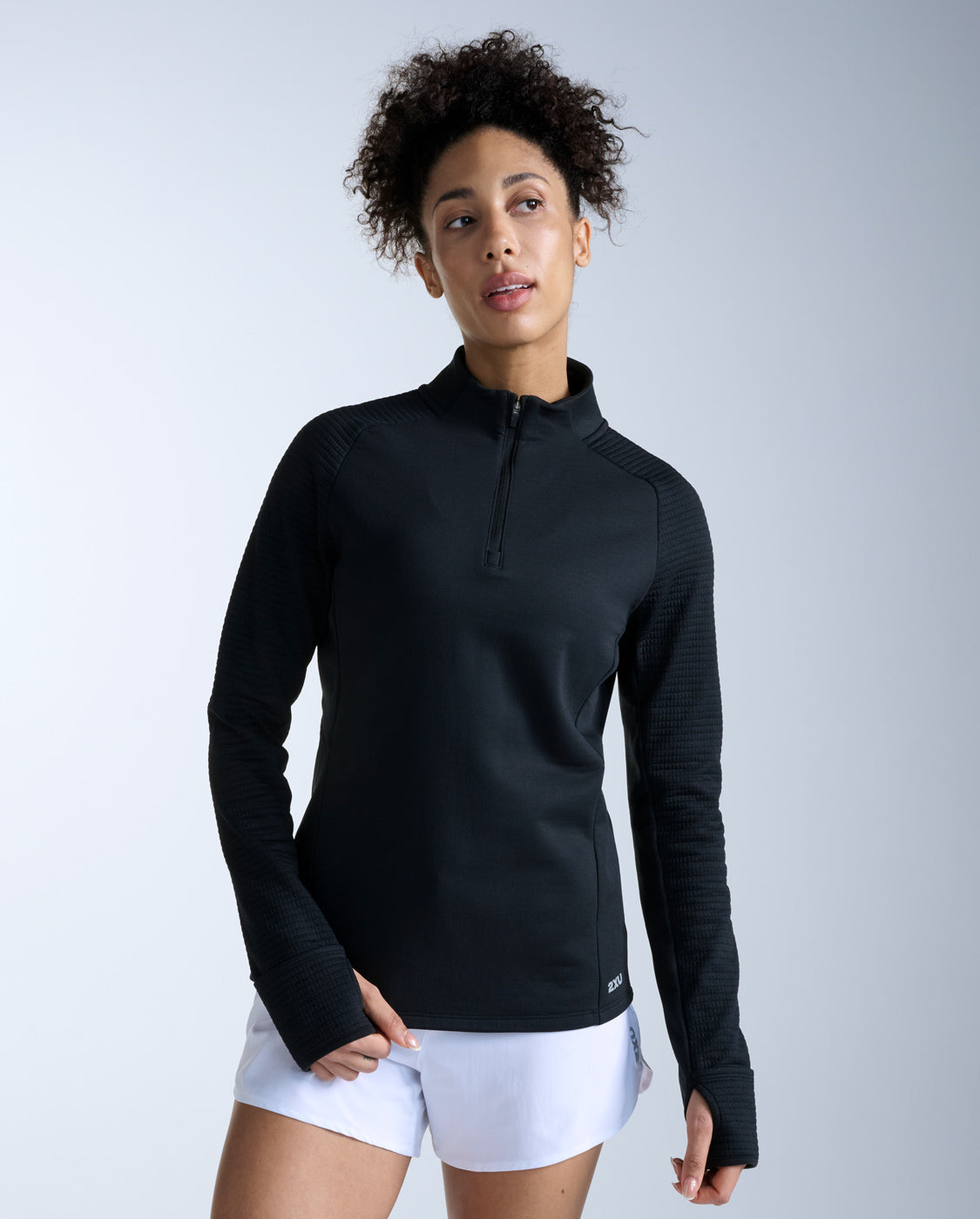 2xu-ignition-haptic-1-4-zip-donna-nero image 1