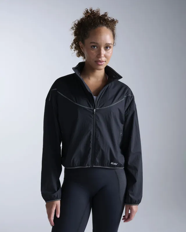 2xu-aero-sheer-bomber-giacca-running-donna-antipioggia-grigio image 1
