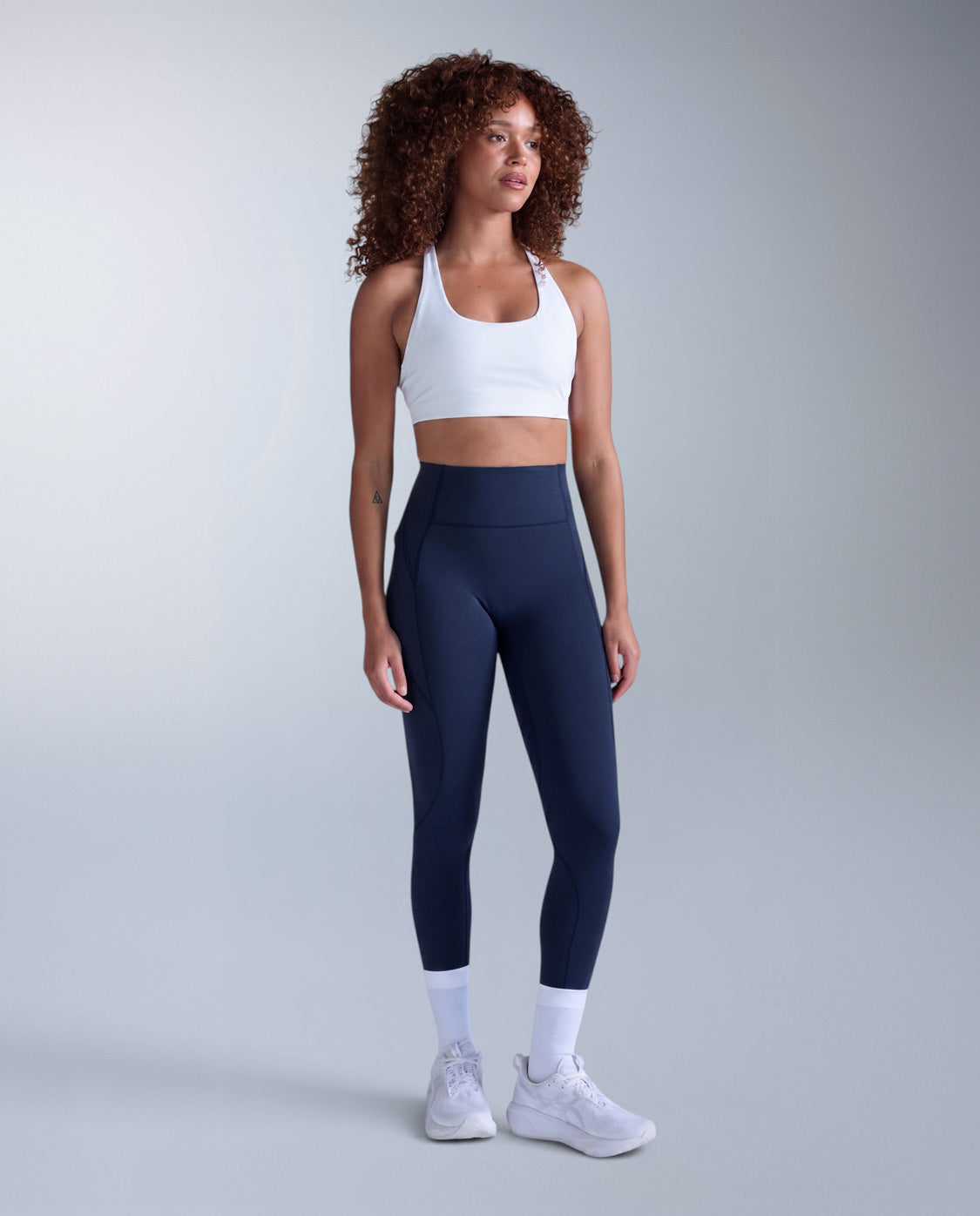 2xu-flex-hi-rise-compression-tight-leggings-training-donna-blu-compressione-legg image 2
