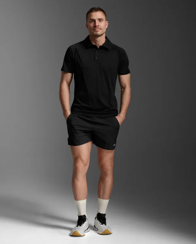 2xu-signature-polo-uomo-polo-training-nera-regular-fit image 1
