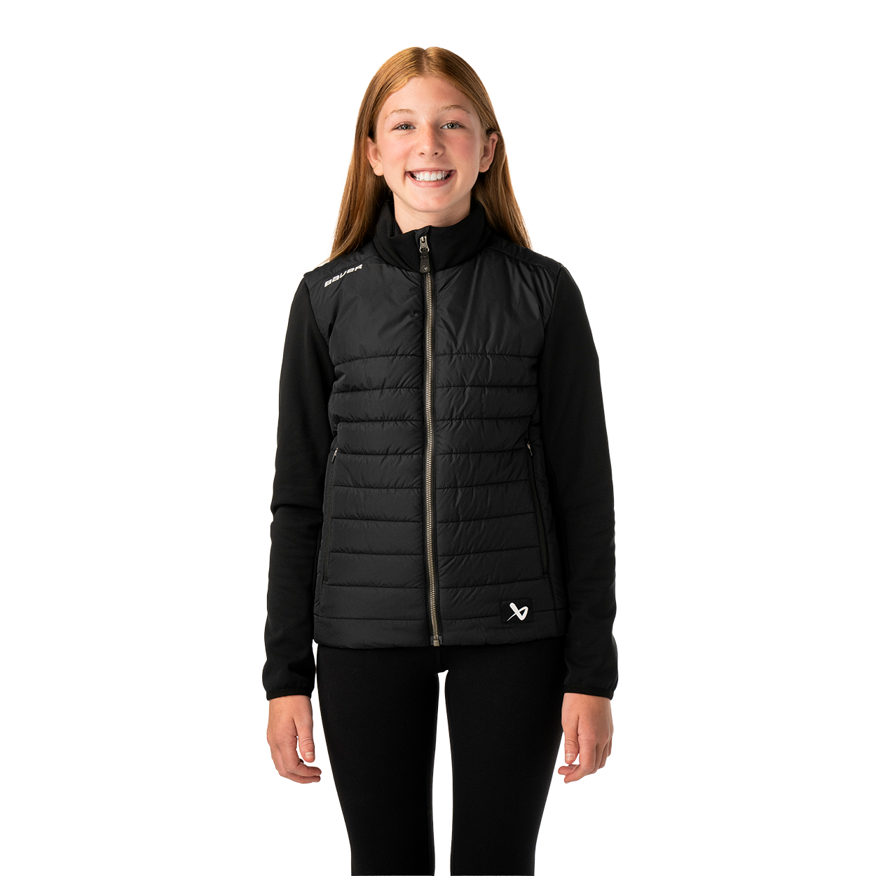 bauer-team-hybrid-giacca-youth-giaccone-ibrido-ragazzi image 5