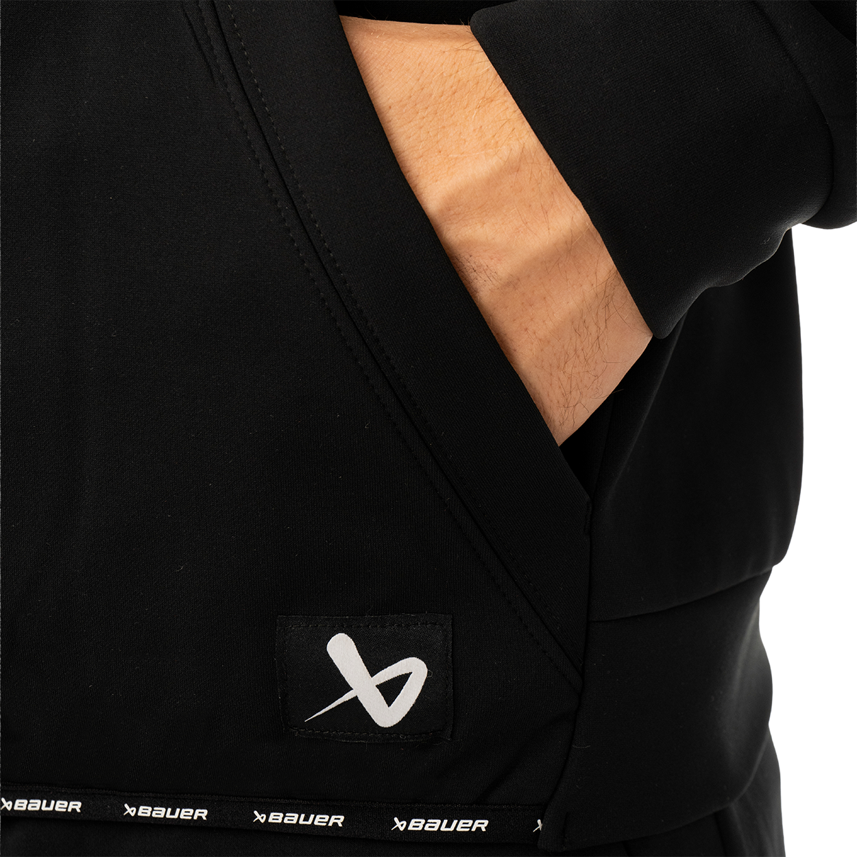 bauer-team-fleece-zip-hoodie-senior-felpa-con-zip image 5