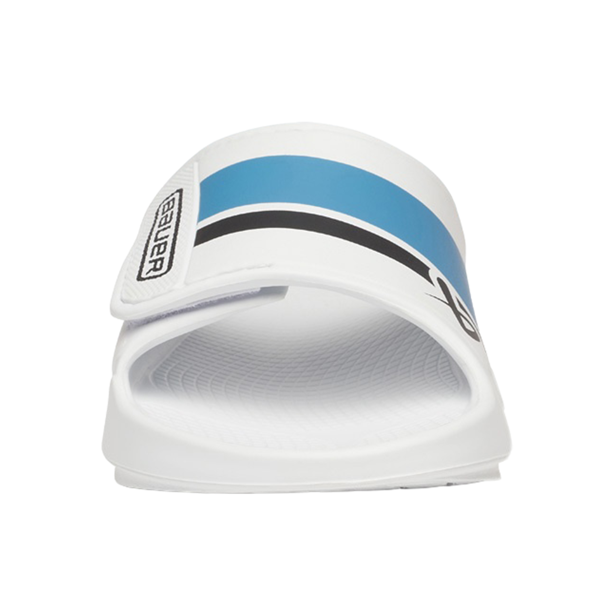 bauer-oofos-sport-flex-slide-senior-ciabatte-recupero-bianco-blu image 4
