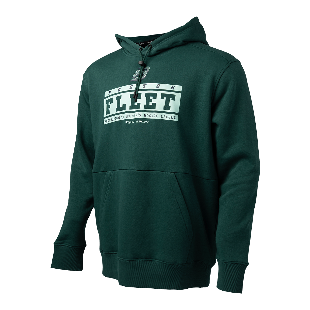 bauer-pwhl-ultimate-felpa-con-cappuccio-senior-boston-nera image 1