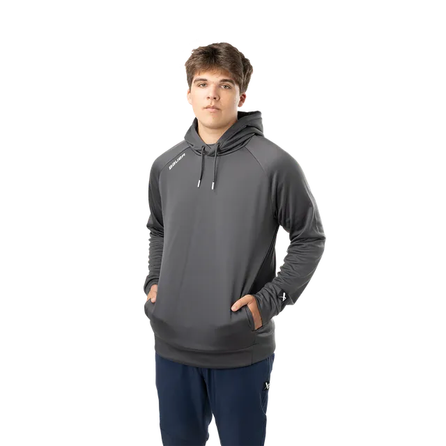 bauer-team-tech-felpa-con-cappuccio-senior-nero image 1