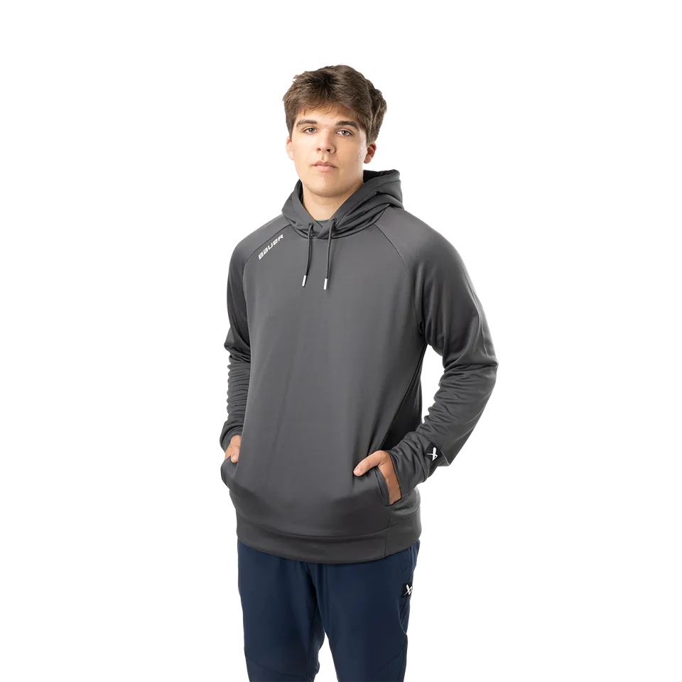 bauer-team-tech-felpa-con-cappuccio-senior-nero image 1