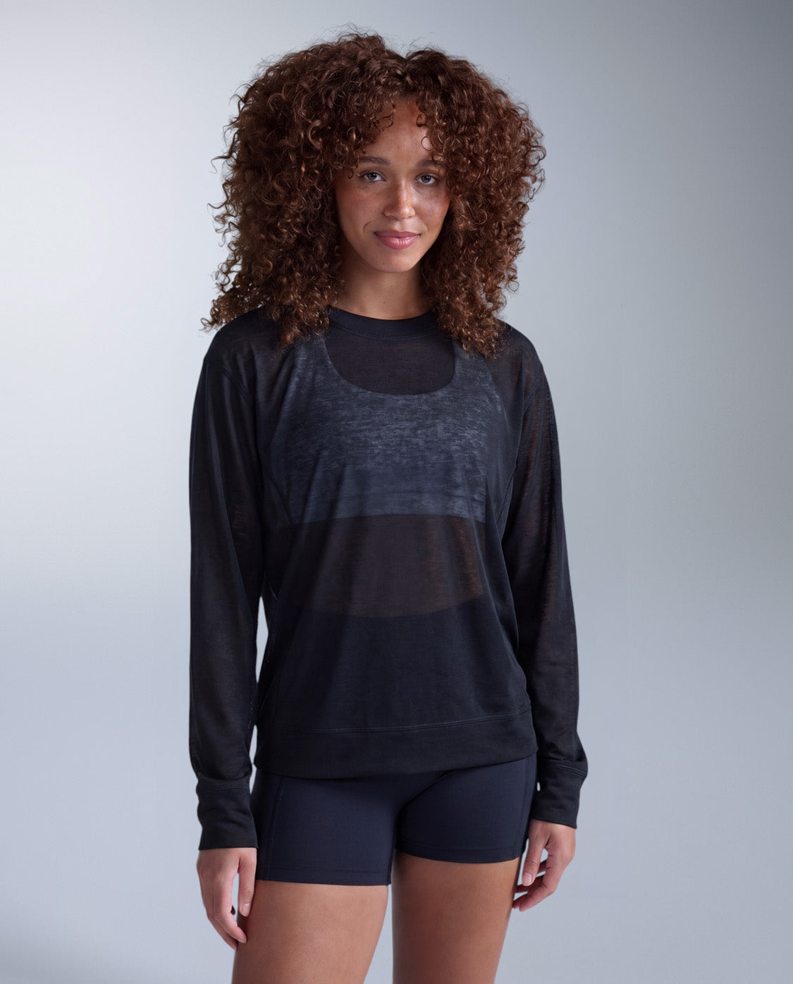 2xu-relight-maglia-manica-lunga-donna-nera image 1