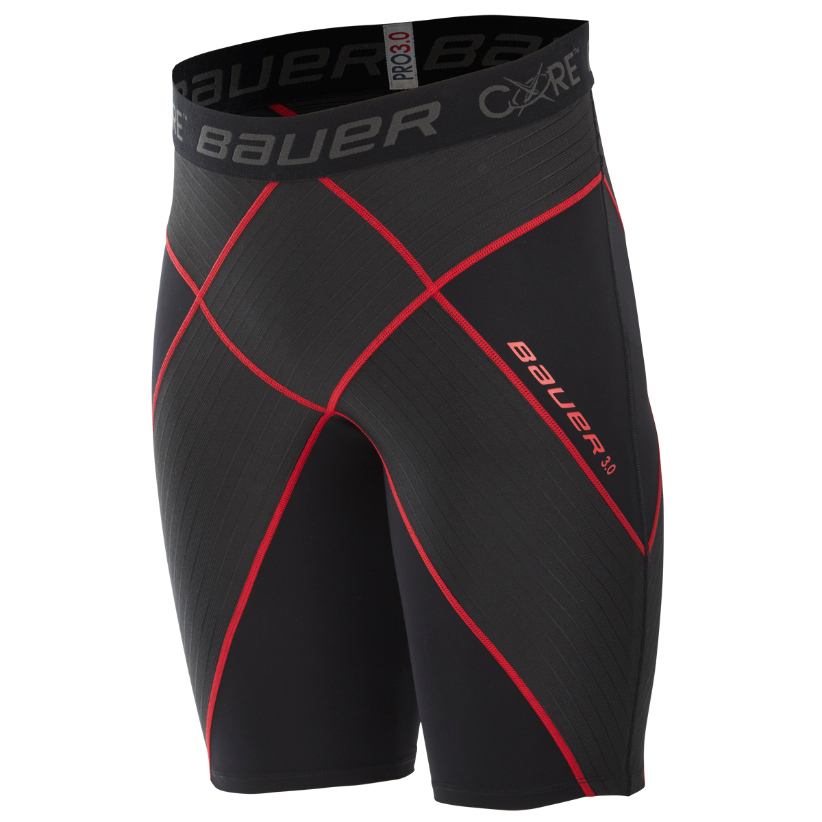 bauer-core-short-3-0-pantaloncino-compressivo-recupero image 1