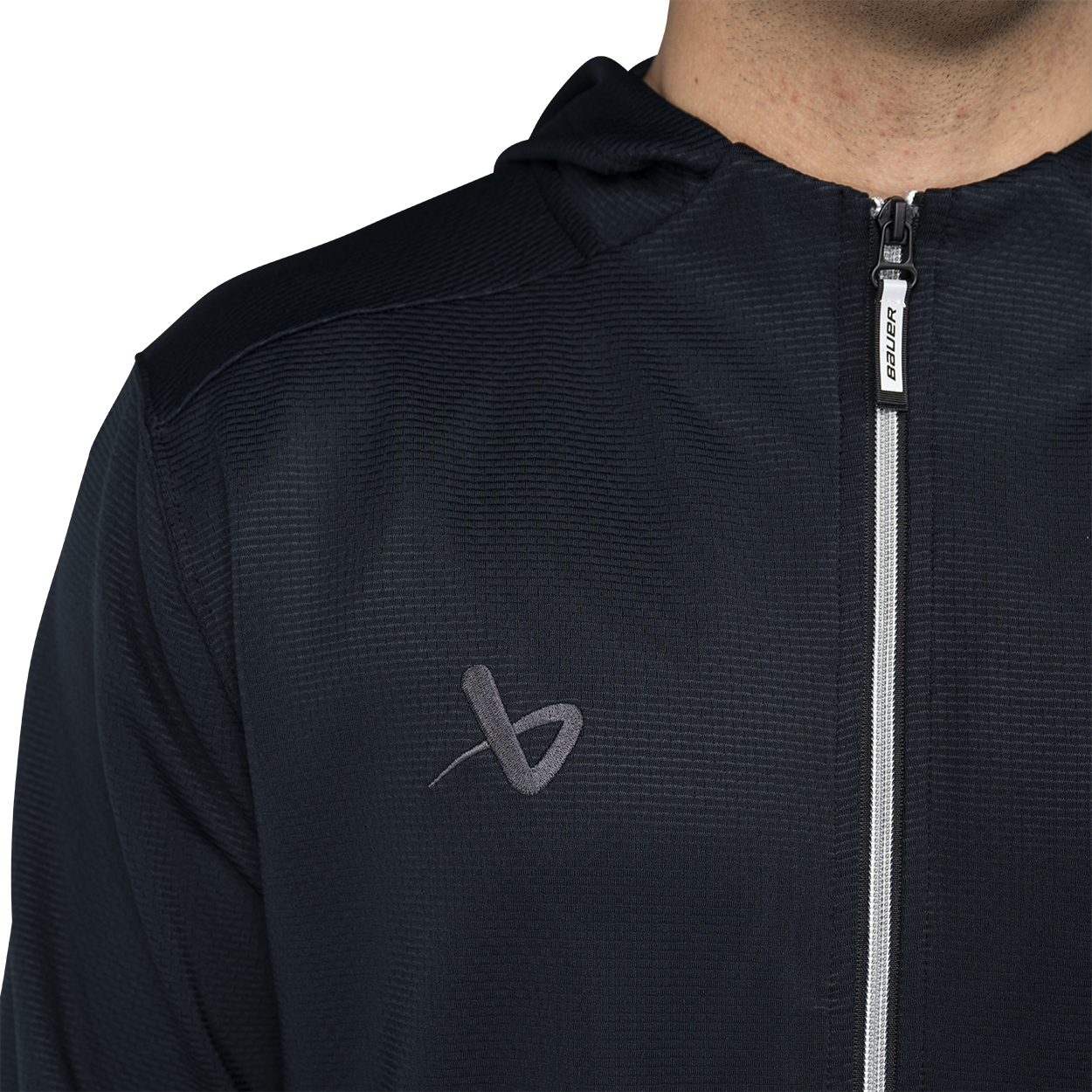 bauer-tech-felpa-con-cappuccio-full-zip-senior image 8