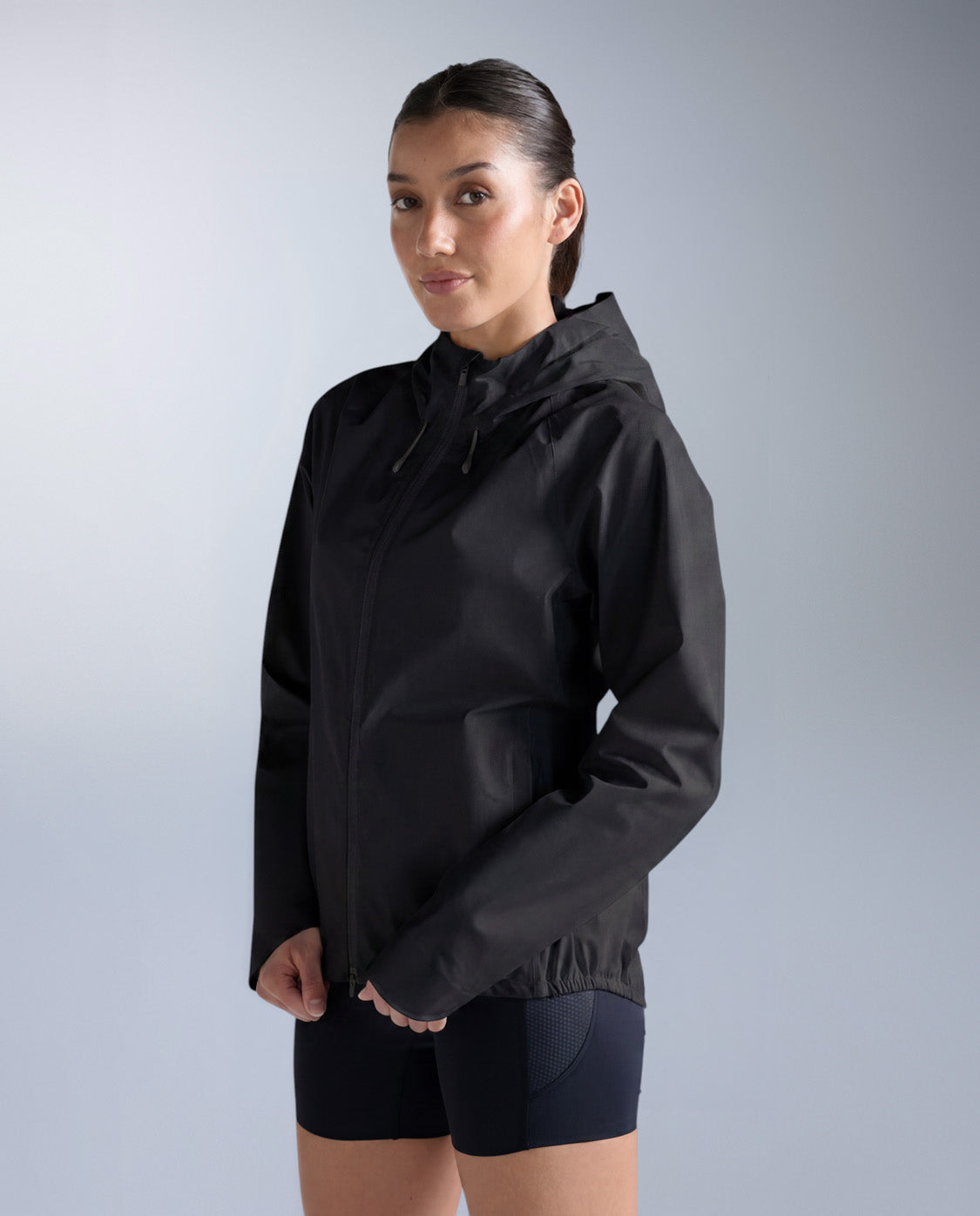2xu-ignition-shield-waterproof-jacket-donna-giacca-running-impermeabile-nera image 3