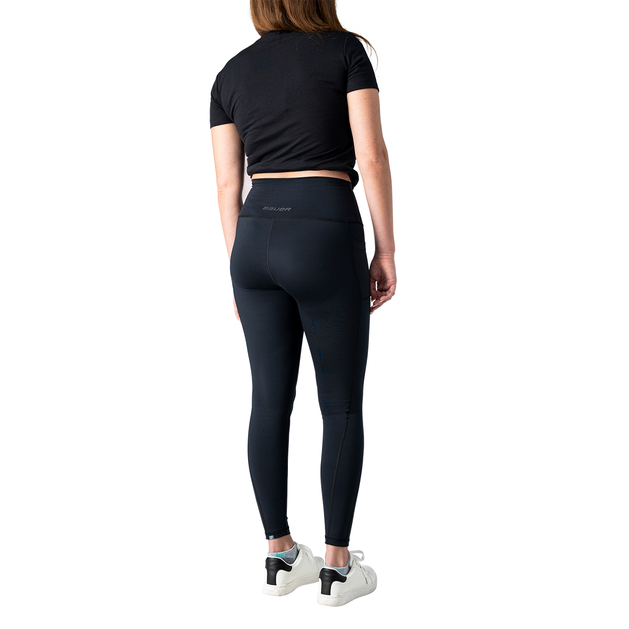 leggings-allenamento-donna-bauer-traspiranti-nero image 4