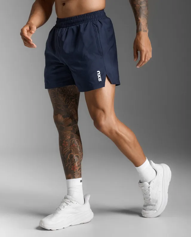 2xu-aspire-5-inch-shorts-uomo-pantaloncini-running-blu-navy image 1
