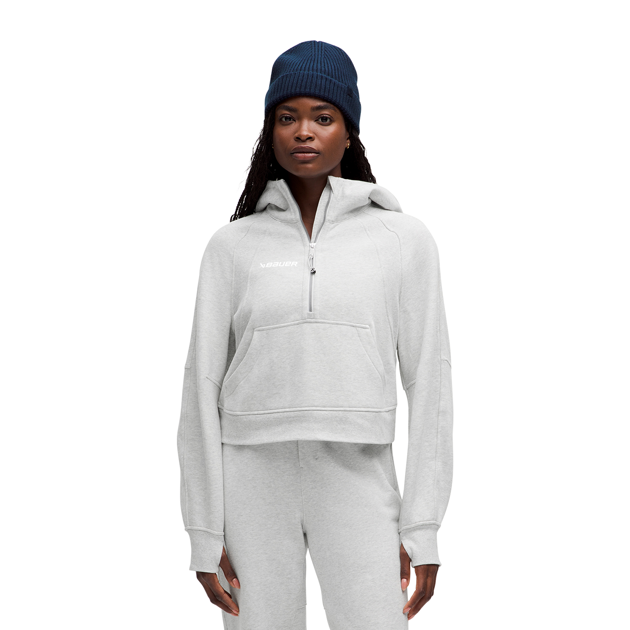 bauer-x-lululemon-scuba-oversized-half-zip-donna-felpa image 1