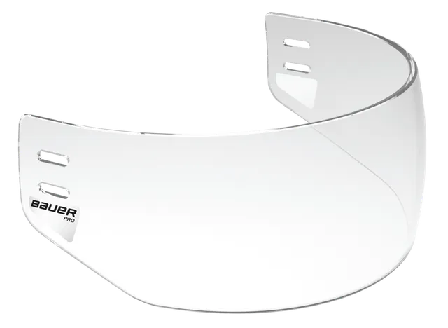bauer-pro-straight-visor-visiera-hockey-trasparente image 1