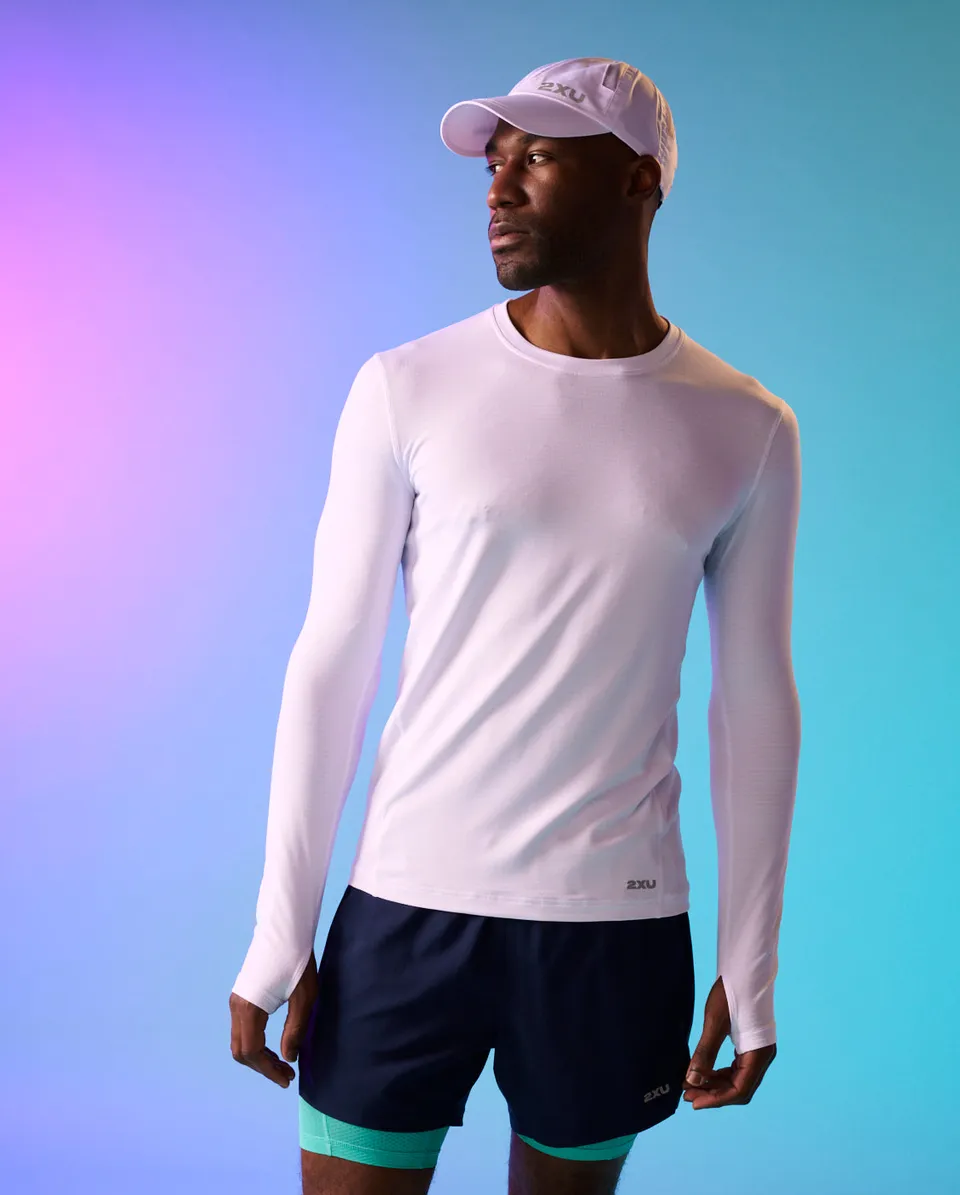 2xu-ignition-grid-maglia-termica-base-layer-bianco image 1