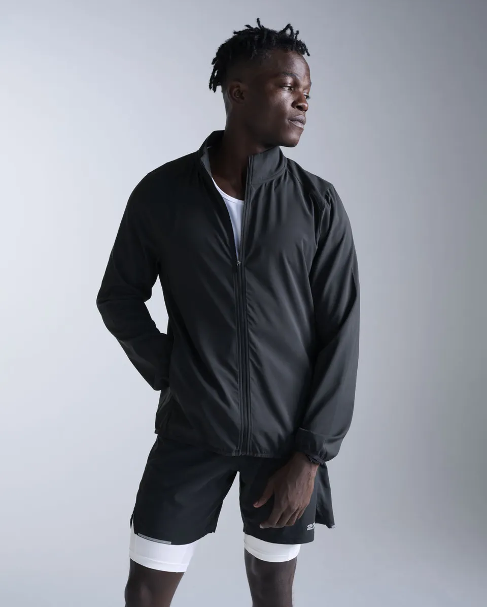 2xu-aero-jacket-giacca-running-uomo-nero image 1