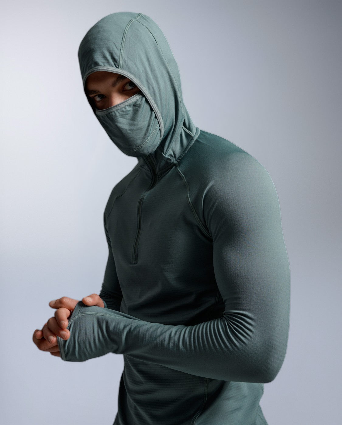 2xu-ignition-grid-1-2-zip-hoodie-uomo-felpa-termica-mezza-zip image 6