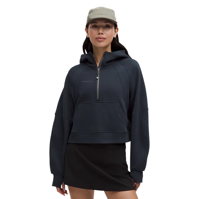 bauer-x-lululemon-scuba-felpa-half-zip-oversize-donna image 1