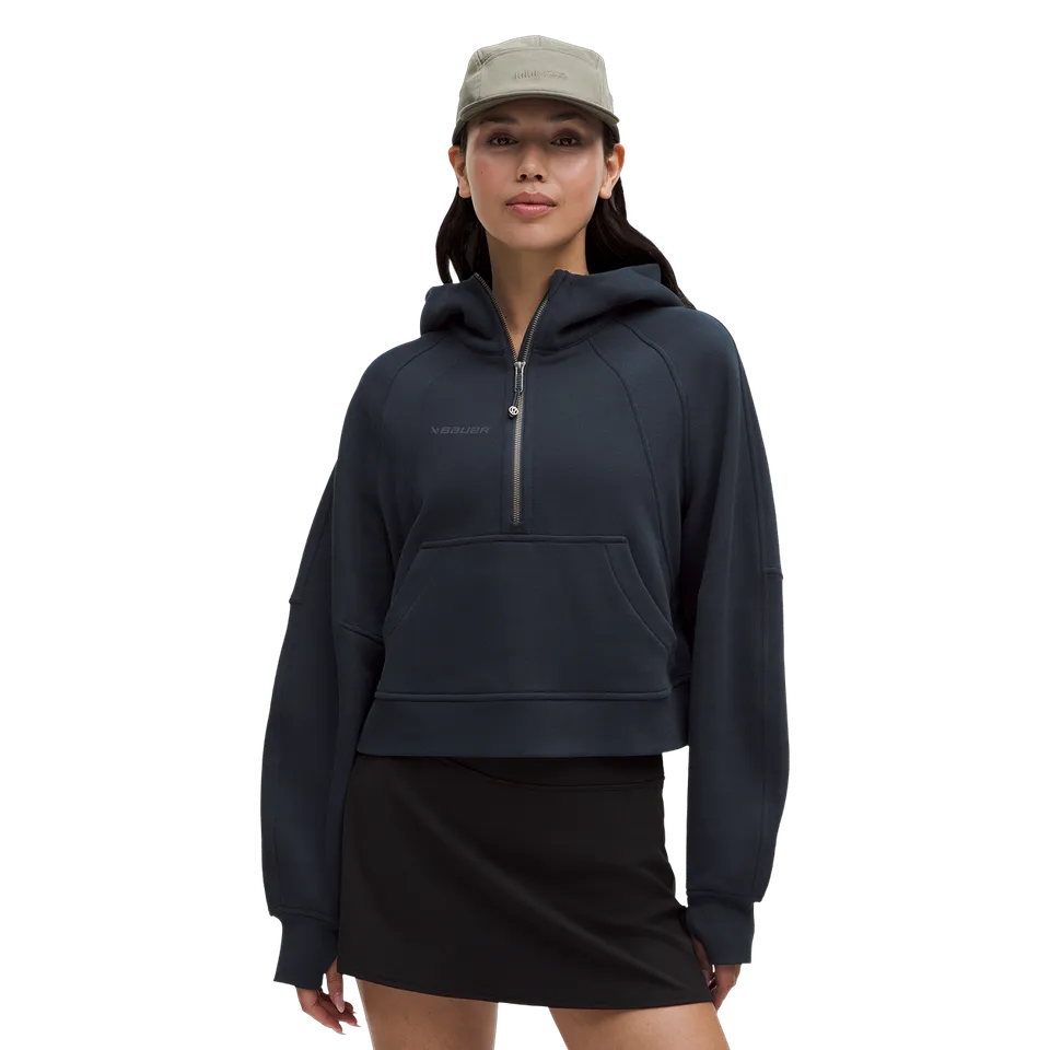 bauer-x-lululemon-scuba-felpa-half-zip-oversize-donna image 1